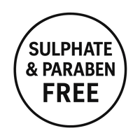 Sulphate and paraben free icon